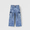 WIDE-LEG CARGO JEANS